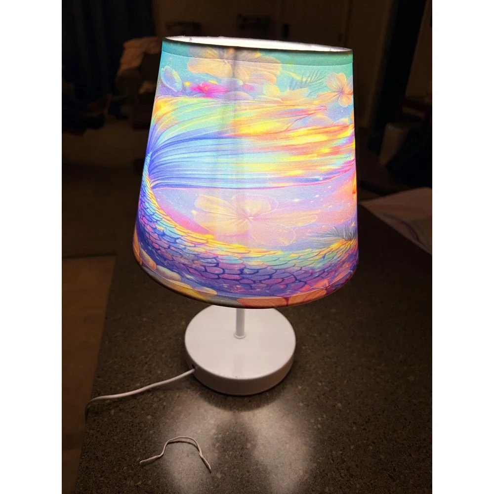 Mermaid‎ Jellyfish Ocean Lamp Kids Night Light USB Powered LED